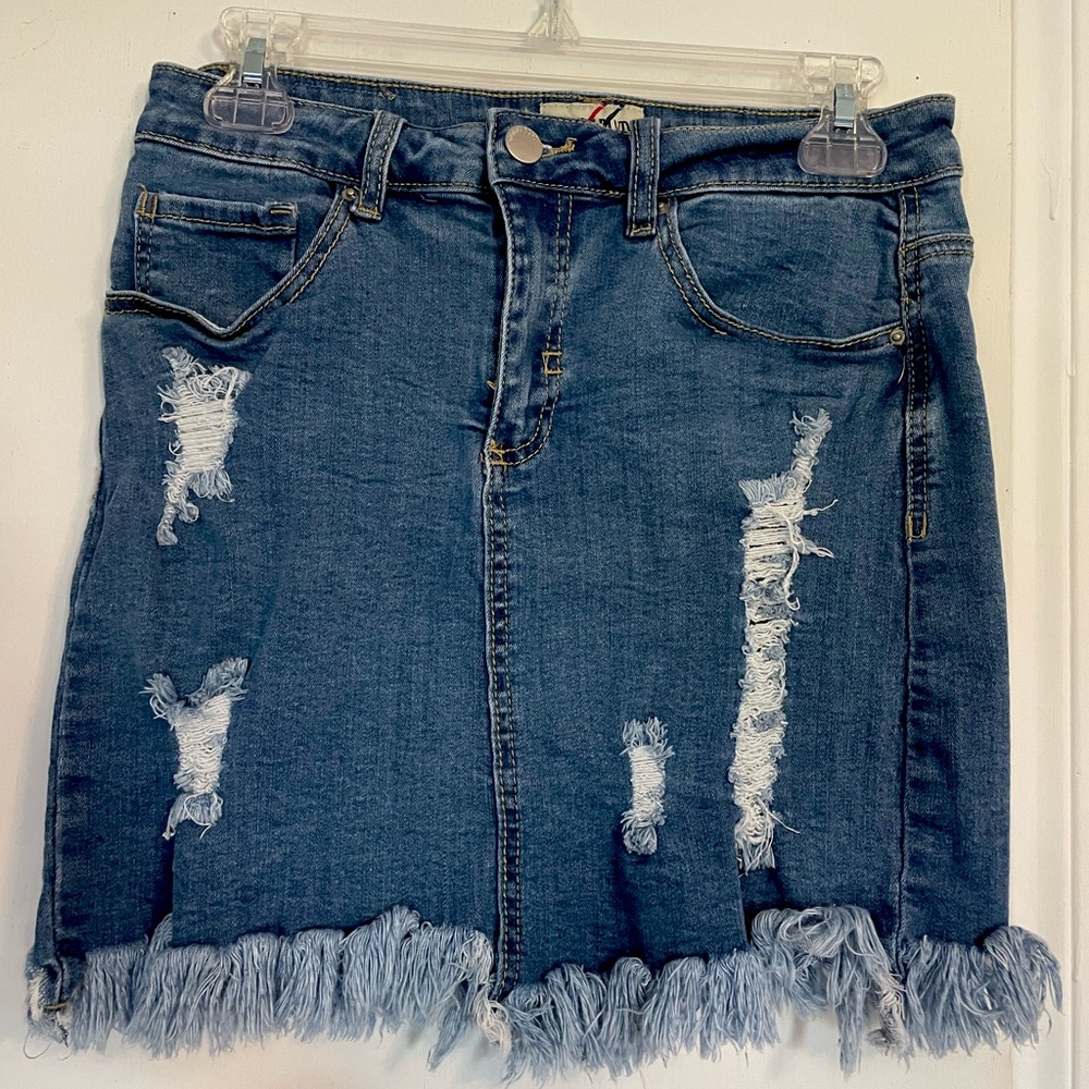 Medium "Denim Boulevard" Jean Skirt